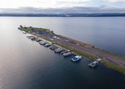 Drone view of Baraga Marina - Village of Baraga Local Events